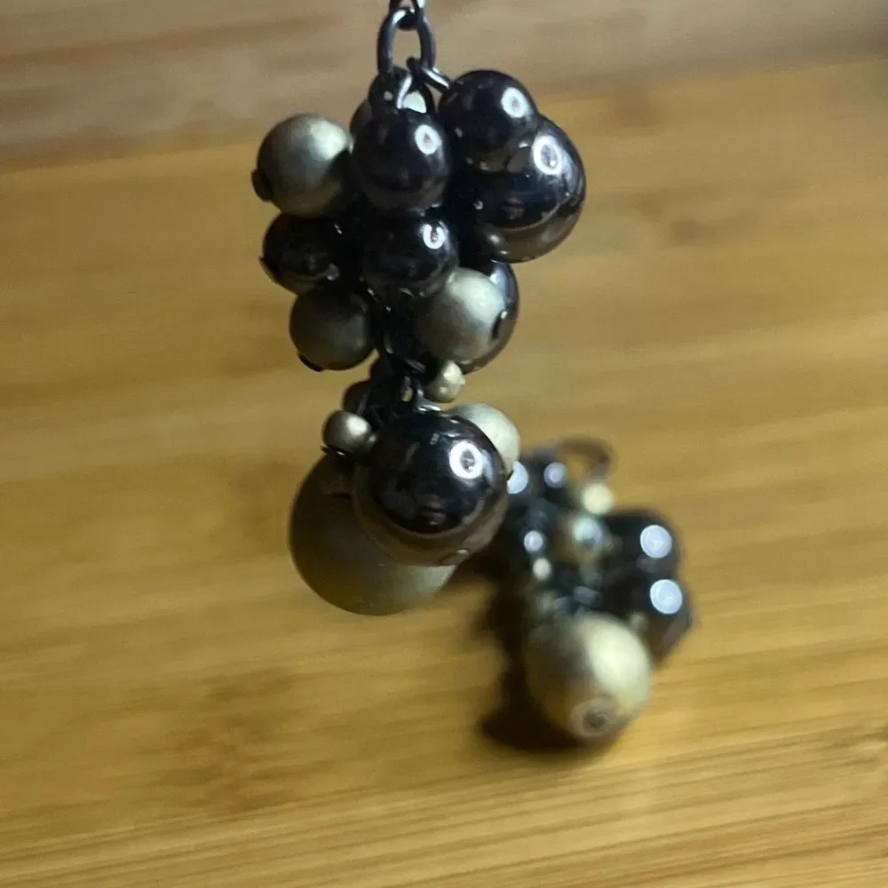 Vintage Elegant Pearl Cluster Earrings